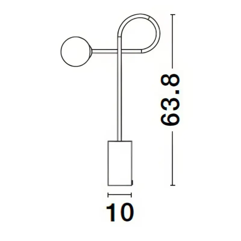 Stolové svietidlo NOVA LUCE 9010223 1x5W G9 230V IP20